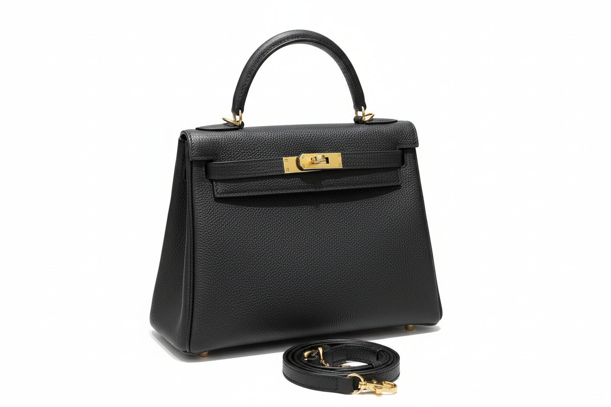 Black kelly bag