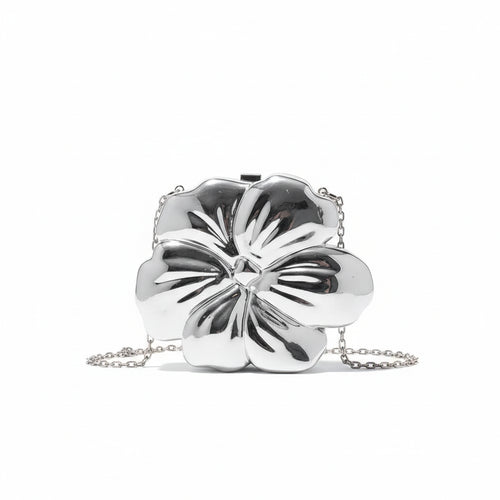 Avocado Bloom Metallic Bag