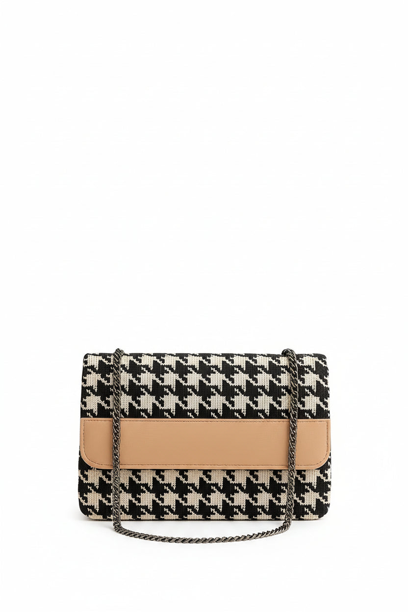 Houndstooth Crossbody