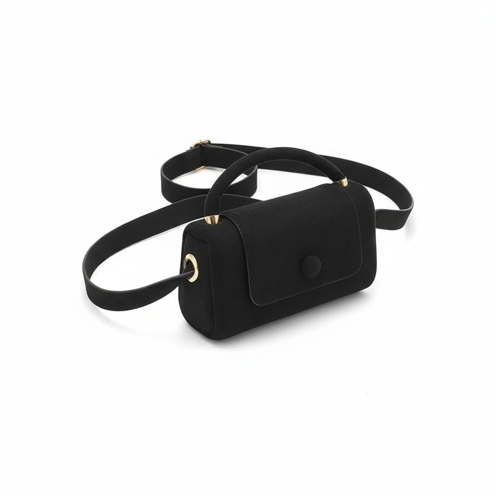 Mini Plush Crossbody Bag