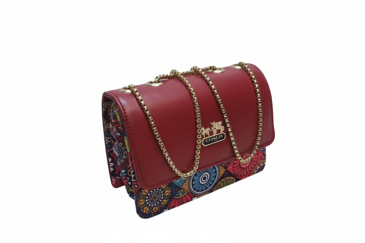 Crimson crossbody