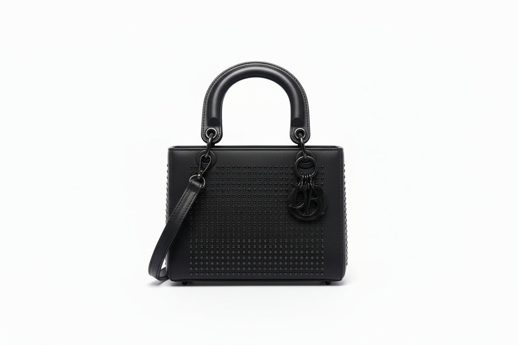 Stone-embellished handbag