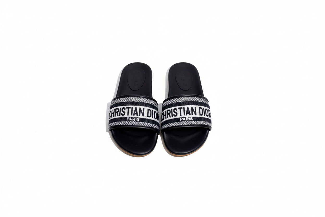 Dior slides (Embroidery)
