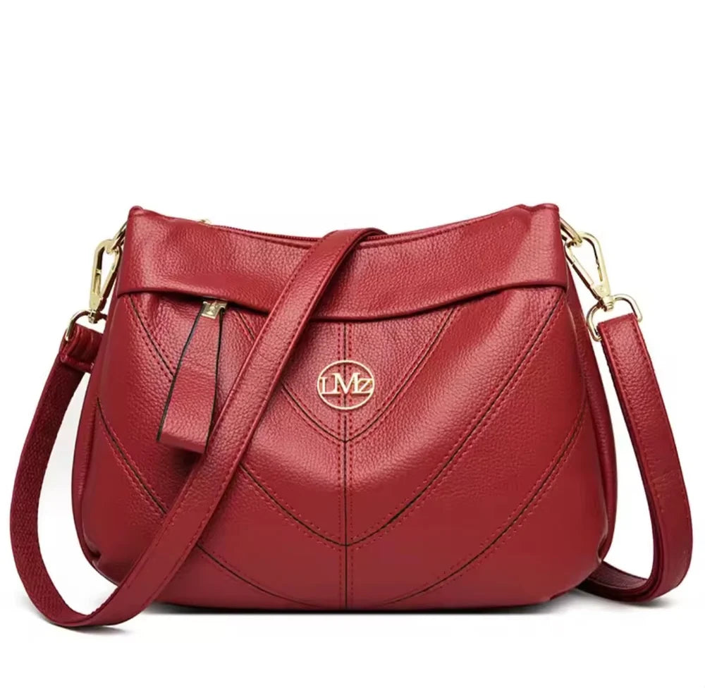 Triple Zip hobo Bag