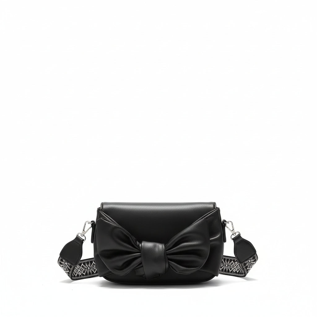 Blush Bow Crossbody Bag