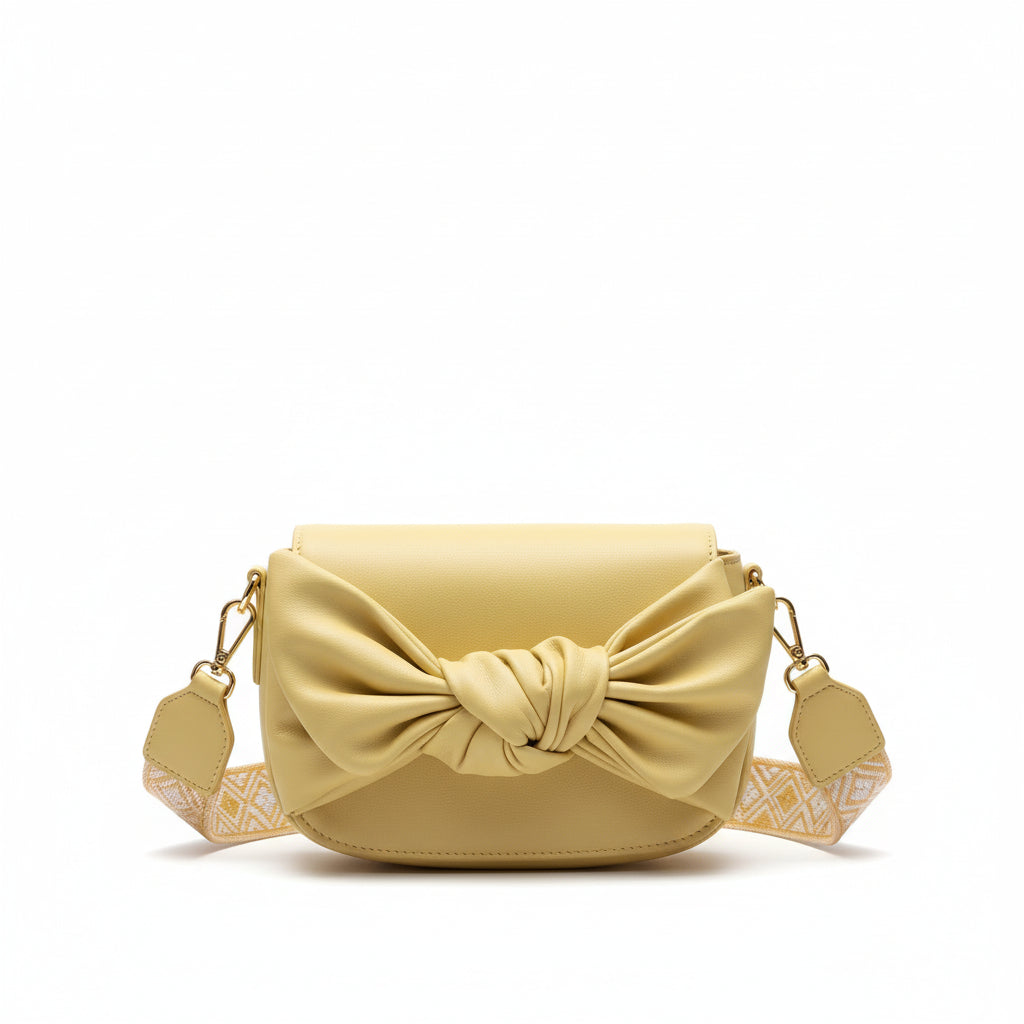 Blush Bow Crossbody Bag