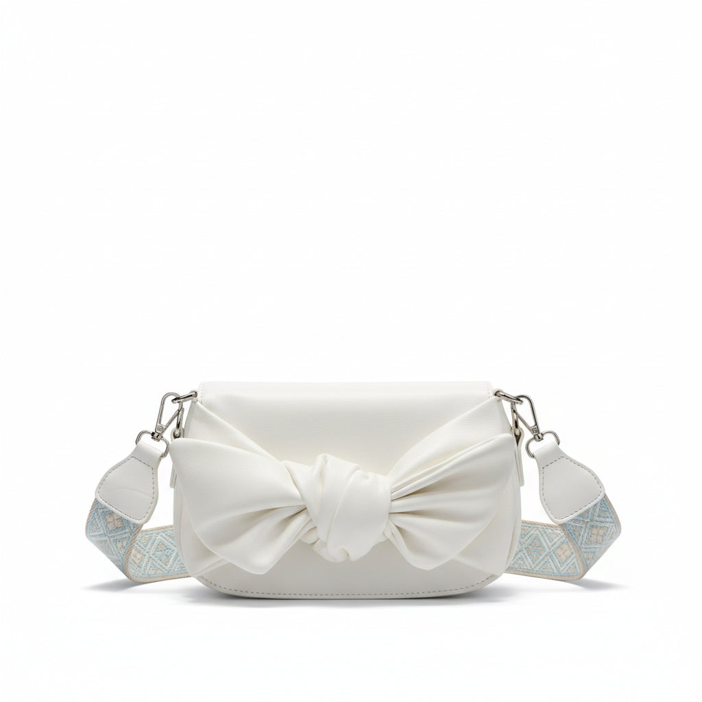 Blush Bow Crossbody Bag