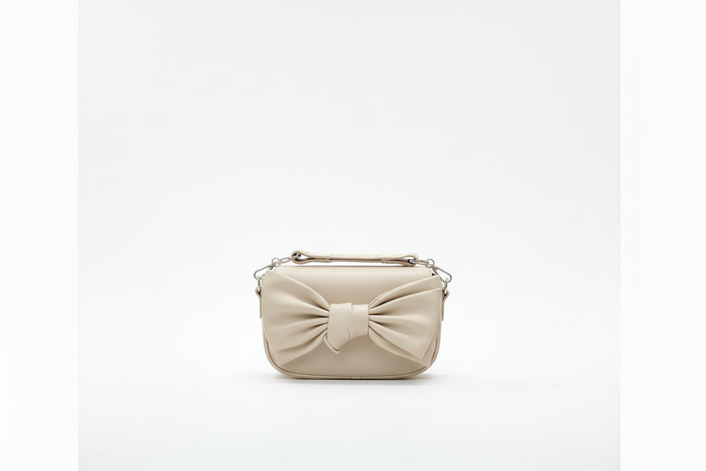 Blush Bow Crossbody Bag