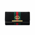 Luxury GG Stripe Flap Wallet