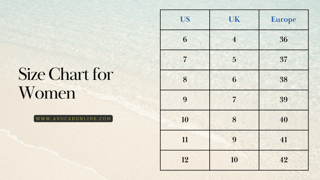 Size Guide for Women